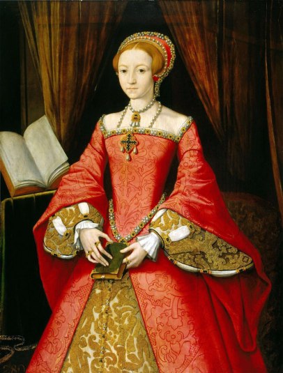 Princess Elizabeth, c. 1546-7. Attr. to William Scrots. Windsor Castle. © The Royal Collection.